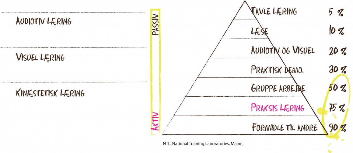 Fig 1. Læringspyramide